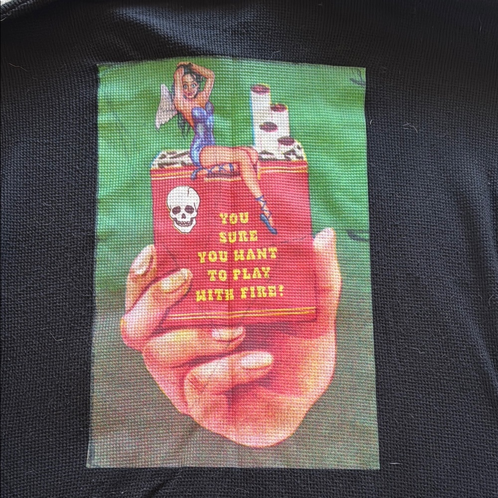 Boys Lie Black Twin Flame Pullover